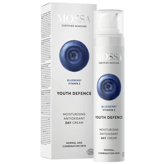 Mossa Youth Defence Hidratáló nappali arckrém áfonyával 50ml