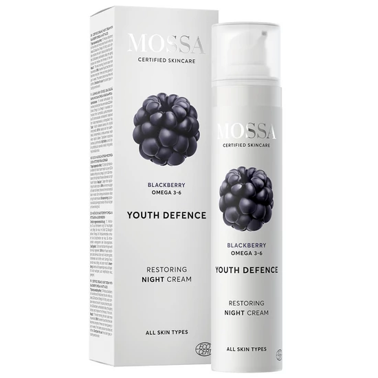 Mossa Youth Defence Regeneráló éjszakai krém szederrel 50ml