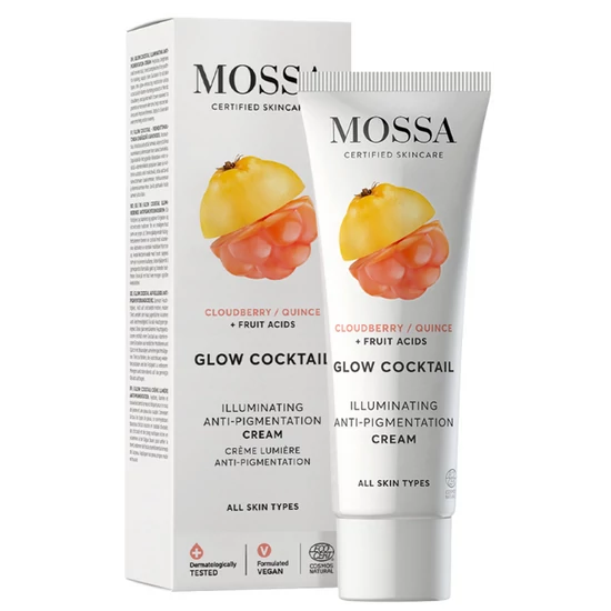 Mossa Glow Coctail Bőrmegújító krém gyümölcs savakkal 50ml