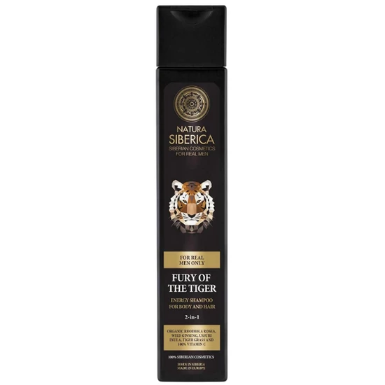 Natura Siberica Energia sampon és tusfürdő férfiaknak 250ml