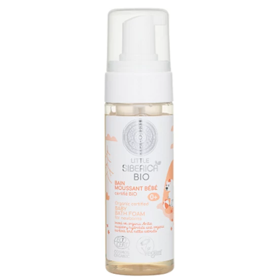 Natura Siberica Little Siberica Bio Babafürdető hab újszülött kortól 160ml