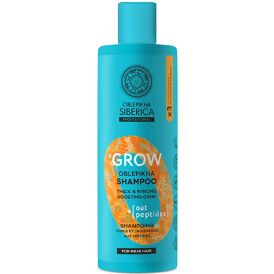 Natura Siberica Oblepikha Homoktövis Volumennövelő sampon 400ml