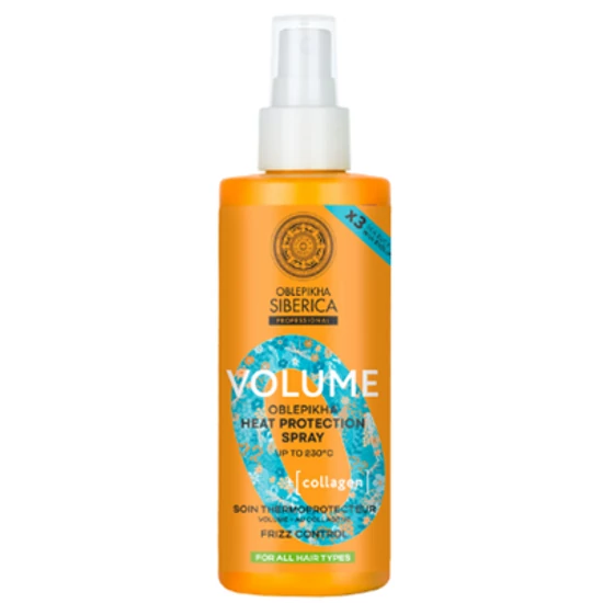 Natura Siberica Oblepikha Volumennövelő homoktövis hővédő spray 200ml