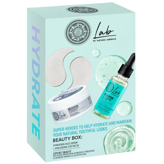 Natura Siberica Lab Biome Hidratáló Beauty Box 30ml+60db