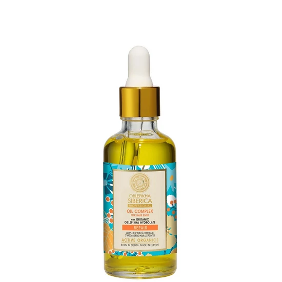 Natura Siberica Oblepikha Siberica Homoktövis hajvégápoló olaj bio virágvízzel 50ml
