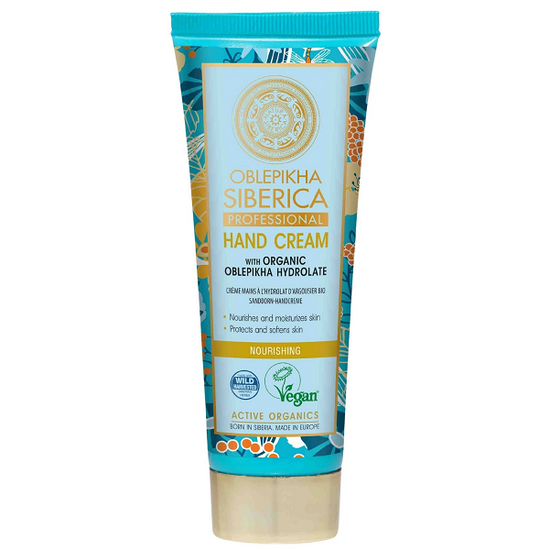Natura Siberica Oblepikha Siberica Homoktövis kézkrém bio virágvízzel 75ml