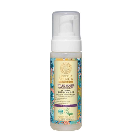 Natura Siberica Oblepikha Siberica Homoktövis Hajformázó hab bio virágvízzel 170ml