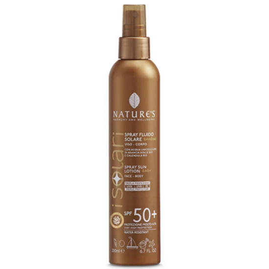 Nature's I Solari Baba naptej spray SPF50+ 200ml