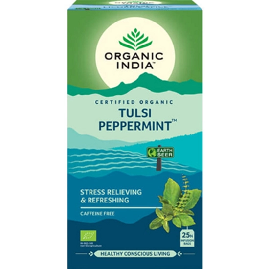 Organic India Bio Tulsi filteres tea - Borsmenta tea 25 filter
