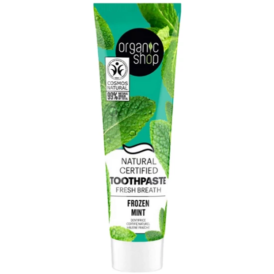 Organic Shop Minősített fogkrém mentával 100g