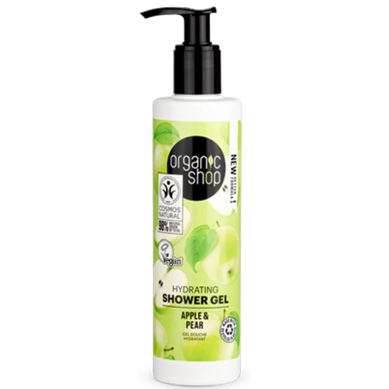 Organic Shop Tusfürdõ Hydrating - alma körte 280ml