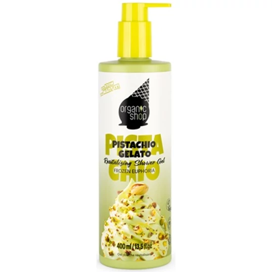 Organic Shop Tusfürdő gél - Pisztácia fagyi - Revitalizáló 400ml