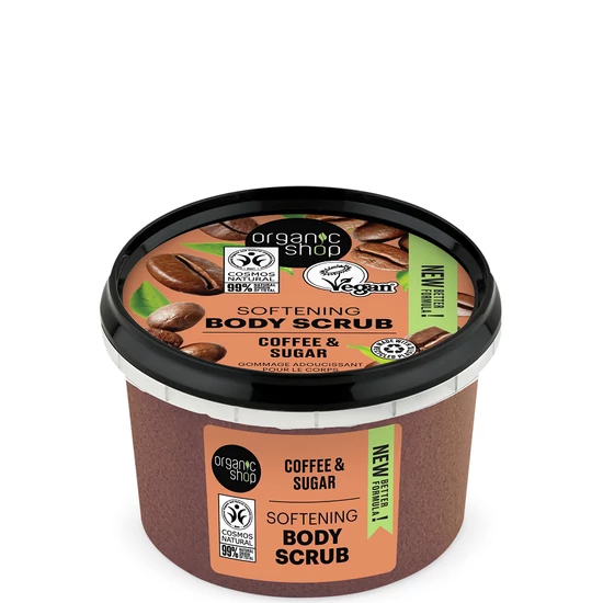 Organic Shop Testradír Softening - kávé és cukor 250ml