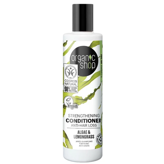 Organic Shop Hajkondícionáló Erősítő - alga és citromfű 280ml