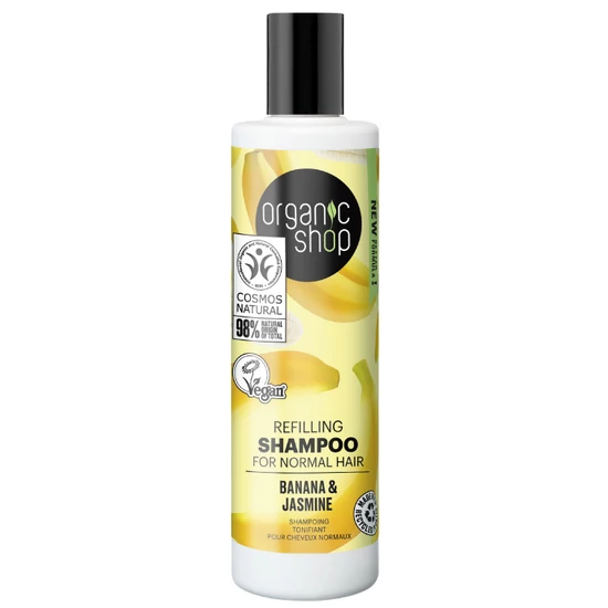 Organic Shop Sampon Refilling- banán és jázmin 280ml