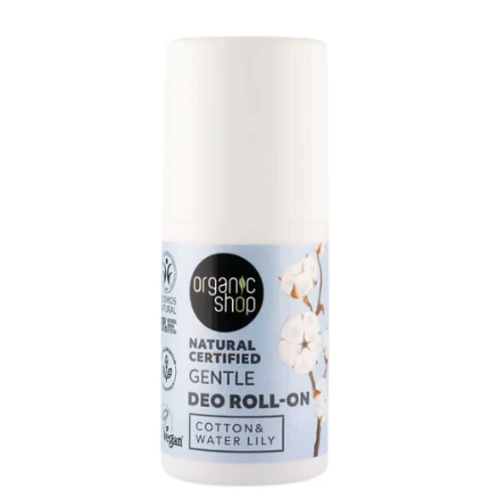 Organic Shop Golyós dezodor gyapottal és tavirózsával 50ml