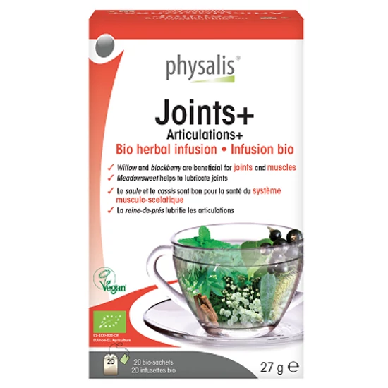 Physalis Bio Gyógynövényes tea - Joints+, 20 filter x 1,35g (27g)