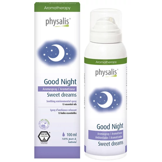 Physalis Aroma spray - Good Night - pihentető alvás - bio 100ml