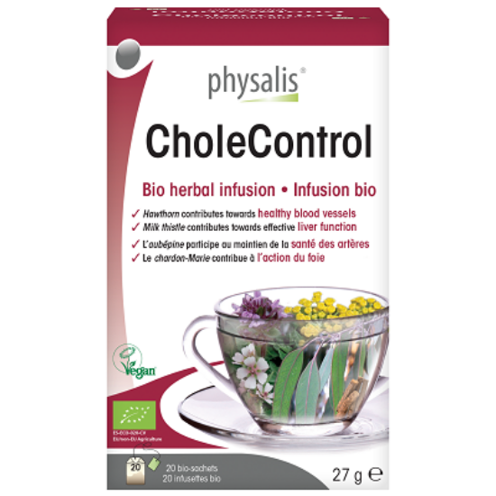 Physalis Bio Herbal Infusion - CholeControl - Koleszterin kontroll tea, 20 filter x 1,35g (27g)