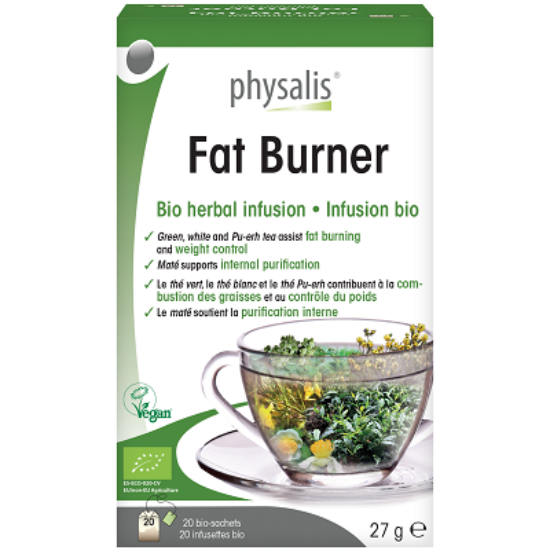 Physalis Bio Herbal Infusion - Fat Burner - Zsírégető tea, 20 filter x 1,35g (27g)