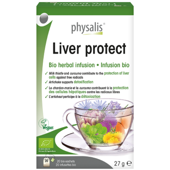 Physalis Bio Gyógynövényes tea - Liver Protect - Májvédő, 20 filter x 1,35g (27g)
