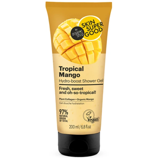 Skin Super Good Puhító tusfürdő gél - Tropical Mango 200ml