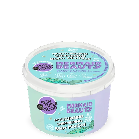 Skin Super Good Hidratáló csillogó testápoló mousse - Mermaid Beauty 250ml
