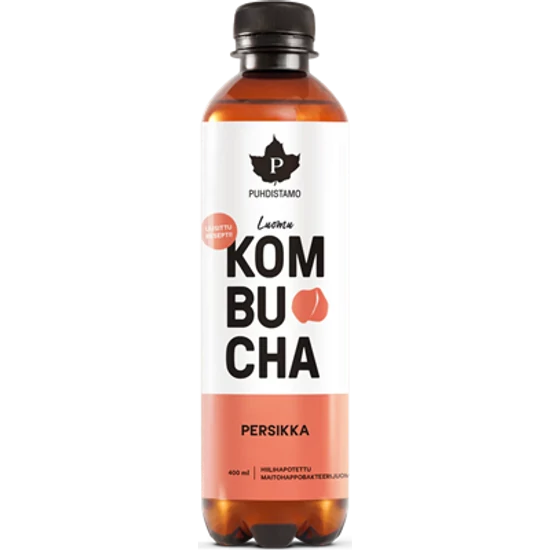 Puhdistamo Bio kombucha ital - Barack ízű 400ml 