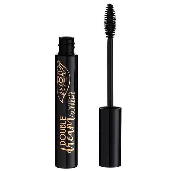 PuroBIO Double Dream Supreme szempillaspirál - fekete 11ml
