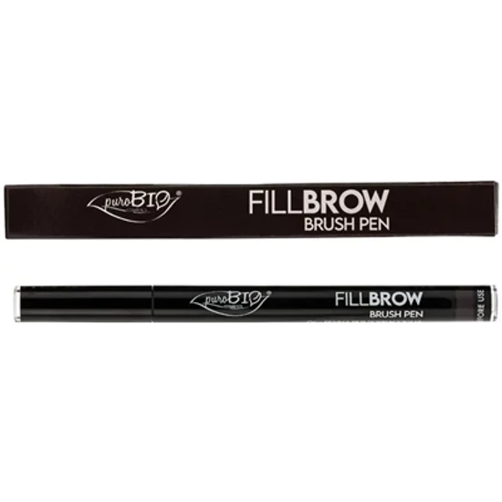 PuroBIO FILLBROW Szemöldök-kiemelő ecsettoll - 04 fekete 0,7ml