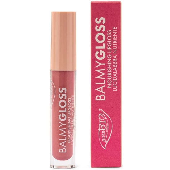 PuroBIO BALMYGLOSS Tápláló szájfény - 04 hűvös pink 4,2g