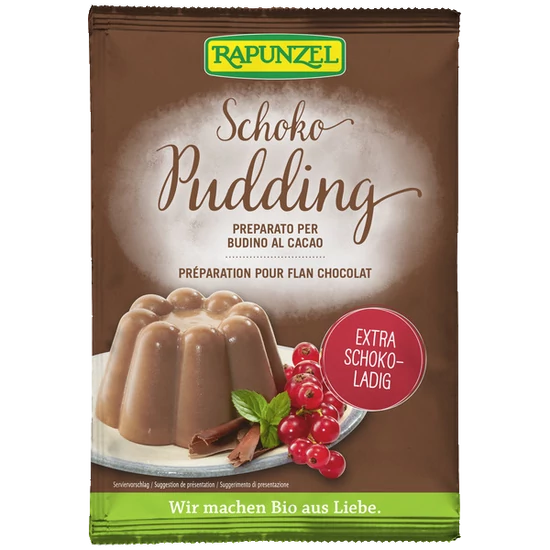 Rapunzel Pudingpor csokoládés - bio, gluténmentes, vegán 50g