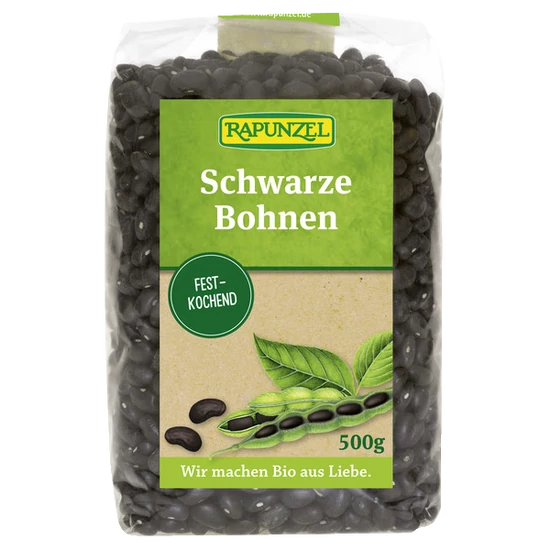 Rapunzel Fekete bab - bio, gluténmentes, vegán 500g