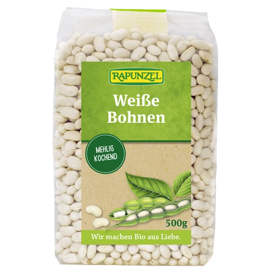 Rapunzel Fehér bab - bio, gluténmentes, vegán 500g