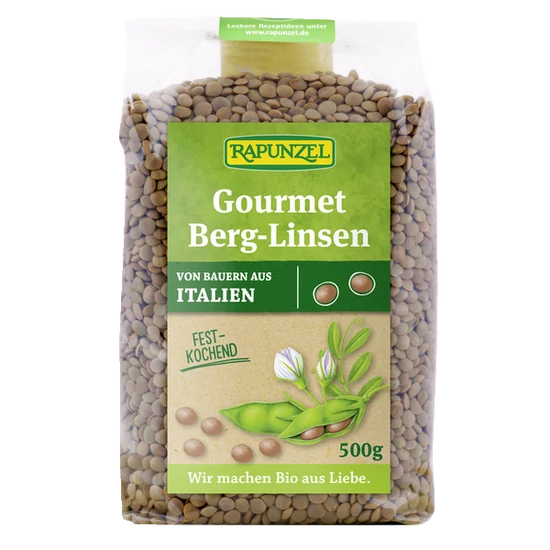 Rapunzel Gourmet lencse - bio, vegán 500g