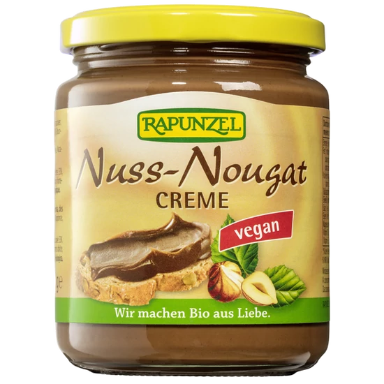 Rapunzel Mogyorós nugátkrém, vegán 250g