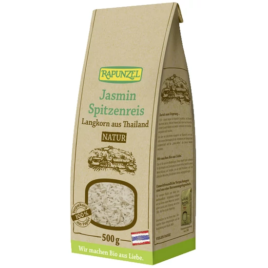 Rapunzel Jázmin rizs hosszúszemű natur - bio, gluténmentes, vegán 500g