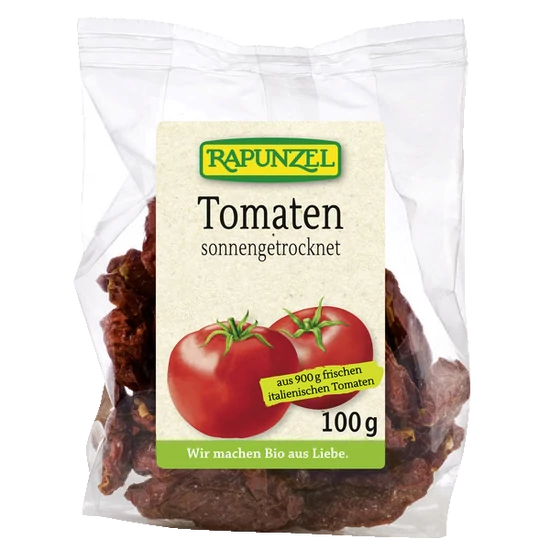 Rapunzel Szárított paradicsom felezett - bio, gluténmentes, vegán 100g