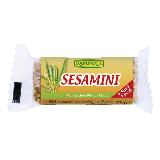 Rapunzel Szezámszelet - bio, gluténmentes, vegán 27g
