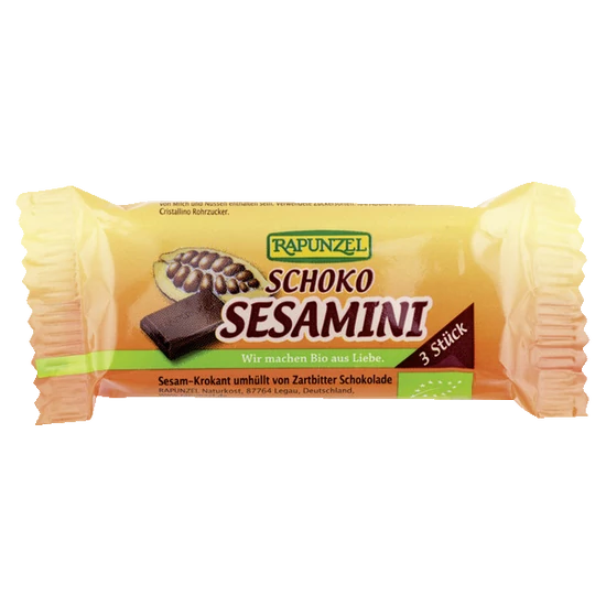 Rapunzel Szezámszelet csokoládés - bio, gluténmentes, vegán 27g
