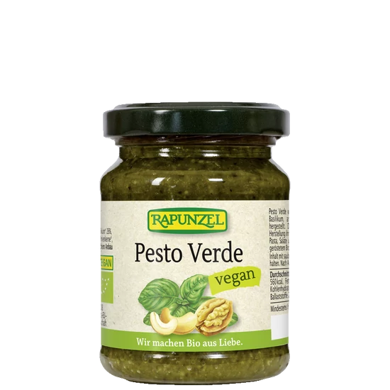 Rapunzel Pesto Verde - bio, gluténmentes, vegán 120g