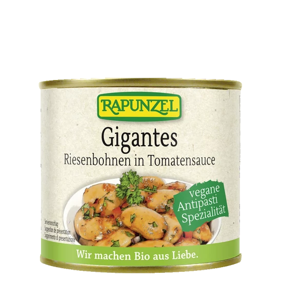 Rapunzel Lóbab fűszeres paradicsommártásban - bio, gluténmentes, vegán 230g