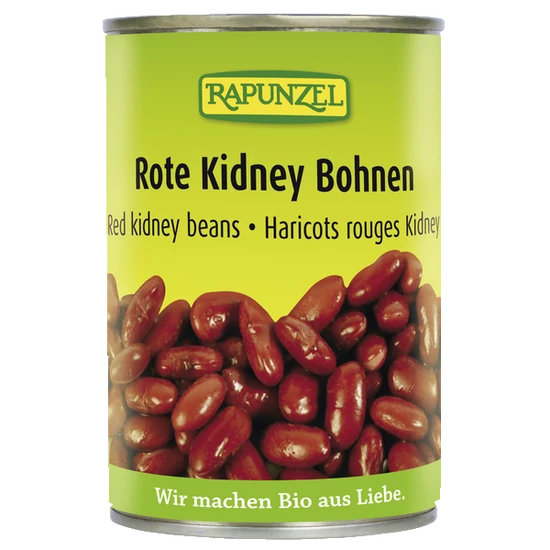 Rapunzel Vörös kidney bab lében - bio, gluténmentes, vegán 400g