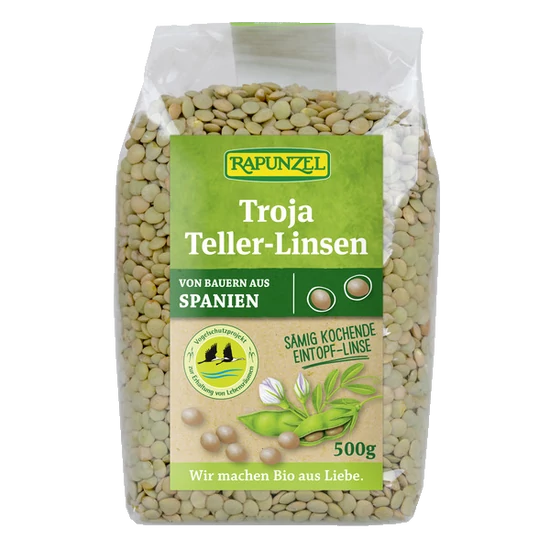 Rapunzel Trójai lencse - bio, vegán 500g