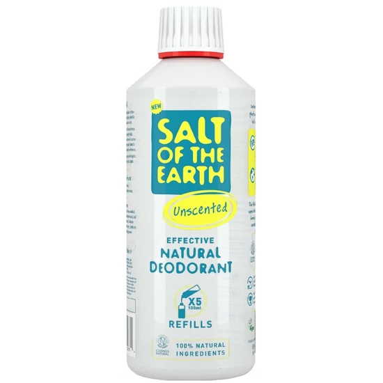 Salt of the Earth Dezodor spray utántöltő - Illatmentes 500ml