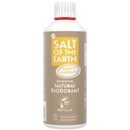 Salt of the Earth Dezodor spray utántöltő - Borostyán és szantálfa 500ml