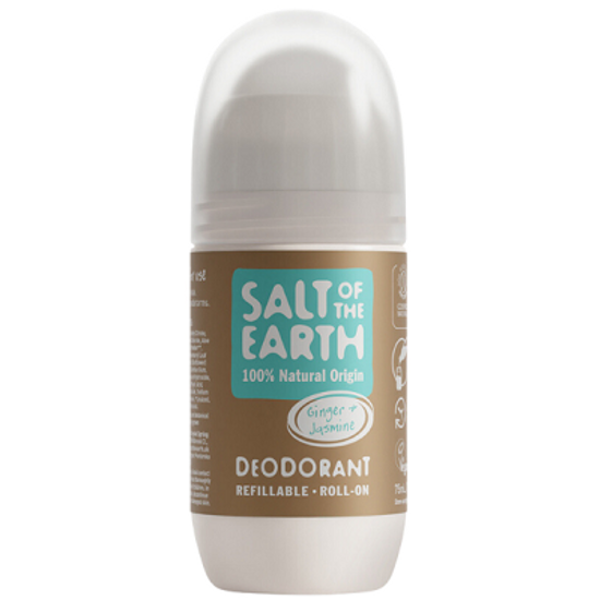 Salt of the Earth Újratölthető golyós dezodor - Gyömbér és jázmin 75ml
