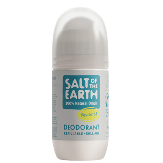 Salt of the Earth Újratölthető golyós dezodor - Illatmentes 75ml