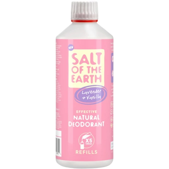 Salt of the Earth Dezodor spray utántöltő - Levendula és vanília 500ml