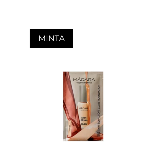 Mádara MAKEUP Skin Equal Soft Glow folyékony alapozó - 10 Porcelain - minta 2ml